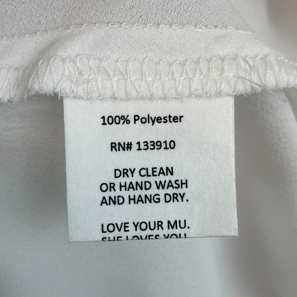 Show Me Your Mumu white crisp King ruffle sleeveless crop top small MSRP 96 - Picture 9 of 12